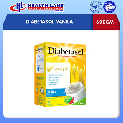 DIABETASOL VANILA (600GM)